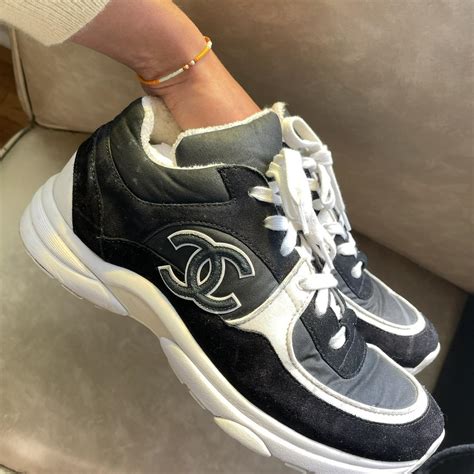 where can i buy chanel trainers|chanel trainers black and white.